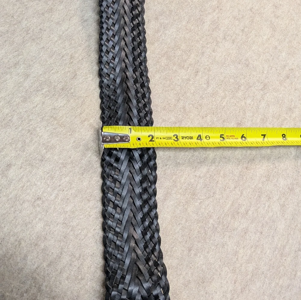 Deep Brown Woven Wide Make A Size Belt 47